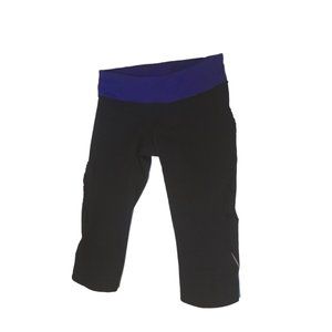 Lululemon Capri Leggings ruffle seam detail size 6